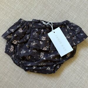 NWT Jamie Kay Organic Cotton Floral Bloomers 0-3 Months